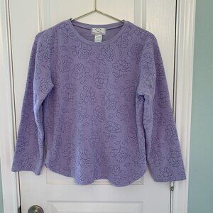 Oscar De La Renta Designer long sleeve Lilac Winter Sweater S